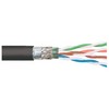 Picture of Category 5E SF/UTP CMX Outdoor Rated TPE 26 AWG 4-Pair Stranded, 1,000ft, Black