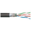 Picture of Cat. 5E, Zero-Halogen Hi-flex PUR Jacket, Double Shielded, 4 Pr. Str. 26 AWG, 1,000ft, Black