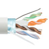 Picture of Category 6a 10gig Ethernet Bulk Cable, Shielded F/UTP, 23AWG Solid 4-Pair, CMP Plenum Jacket, White, 500FT