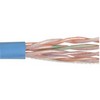 Picture of Category 6 UTP Plenum Rated 23 AWG 4-Pair Solid Conductor Blue, 1KFT