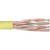 Picture of Category 6 UTP Plenum Rated 23 AWG 4-Pair Solid Conductor Yellow, 1KFT
