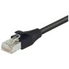 Picture of LSZH Shielded Category 6a Cable, RJ45 / RJ45, 26AWG Stranded, Black, 25.0ft
