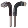Picture of Category 6 Right Angle Patch Cable, RA Right Exit/Right Angle Up- Gray 1.0 ft