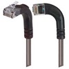 Picture of Category 6 Right Angle Patch Cable, RA Left Exit/Right Angle Up- Gray 1.0 ft