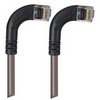 Picture of Category 6 Right Angle Patch Cable, RA Right Exit/RA Right Exit- Gray 1.0 ft