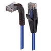 Picture of Category 6 Right Angle RJ45 Ethernet Patch Cords - Straight to RA (Up) - Blue, 1.0Ft
