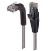 Picture of Category 6 Right Angle RJ45 Ethernet Patch Cords - Straight to RA (Up) - Gray, 1.0Ft