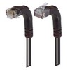 Picture of Category 6 Right Angle Patch Cable, Right Angle Up/Right Angle Down - Black 1.0 ft