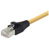 Picture of Shielded Cat 6 Cable, RJ45 / RJ45 PVC Jacket, Yellow 40.0 ft