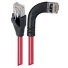 Picture of Shielded Category 6 Right Angle Patch Cable, Straight/Right Angle Right, Red, 1.0 ft