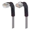 Picture of Category 6 Shielded LSZH Right Angle Patch Cable, Right Angle Up/Right Angle Down, Gray, 1.0 ft