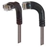 Picture of Category 5E Right Angle Patch Cable, RA Left Exit/Right Angle Down, Gray 7.0 ft