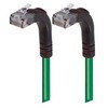 Picture of Category 5E Right Angle Patch Cable, Right Angle Up/Right Angle Up, Green 3.0 ft