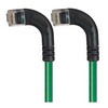 Picture of Category 5E Right Angle Patch Cable, RA Left Exit/RA Left Exit, Green, 2.0 ft