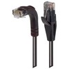 Picture of Category 5E Right Angle Patch Cable, Straight/Right Angle Down, Black 2.0 ft