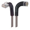 Picture of Category 5E Shielded Right Angle Patch Cable, Right Angle Right/Right Angle Up, Gray 1.0 ft