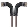 Picture of Category 5E Shielded Right Angle Patch Cable, Right Angle /Left Angle, Gray 1.0 ft