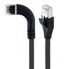 Picture of Braid Shielded Category 5e High Flex Right Angle Ethernet Cable, Straight/Right Angle Left, 3.0m