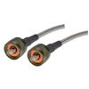 Picture of Armored IP68 Cat5e Cable, Ruggedized RJ45, Plug to Plug, ZnNi w/ FR-TPE Cable & Dust Caps, 10.0m
