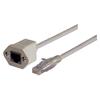 Picture of Category 6 Network Extension Cable with Mounting Flange, 7.0Ft