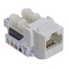 Picture of Category 6 Keystone Jack, 110/RJ45 (8x8), EIA568A/B Office White
