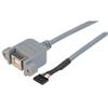 Picture of USB Type B Cable, Female Bulkhead/Female Header 3.0M
