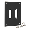 Picture of USP Sub-Panel 2 Duplex SC/Quad LC Coupler Slots, Black