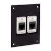 Picture of Universal Sub-Panel, 2 Category 6 Couplers, RJ45, Unshielded