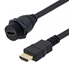 Picture of HDMI Female Waterproof to HDMI Male standard length 1M