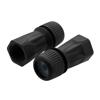 Picture of IP68 Waterproof Kit, For Cables 6 to 9mm, Compatible w/ WPBH Ethernet, VHC00029 HDMI and U3C00031 USB Waterproof Couplers, Black, 2 Pack