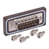 Picture of Waterproof Panel Mount Solder Cup D-Sub Connector, DB15M
